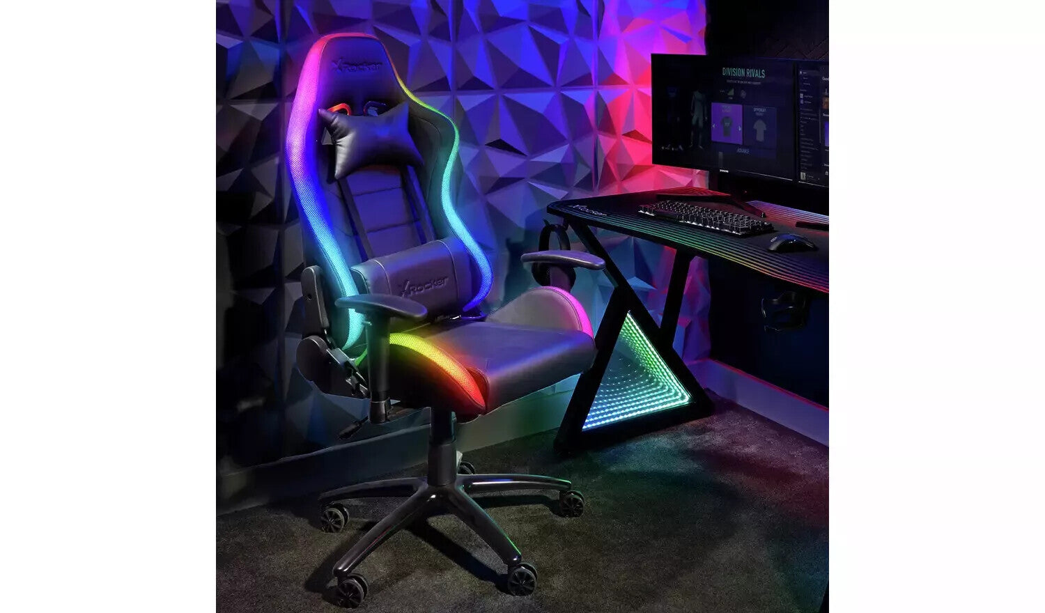 X Rocker Alpha RGB Gaming Chair with App Control (Used) – Wigan Store Ltd