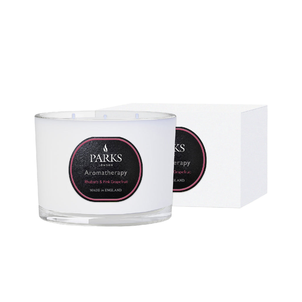 RHUBARB & PINK GRAPEFRUIT 350G 3 WICK CANDLE