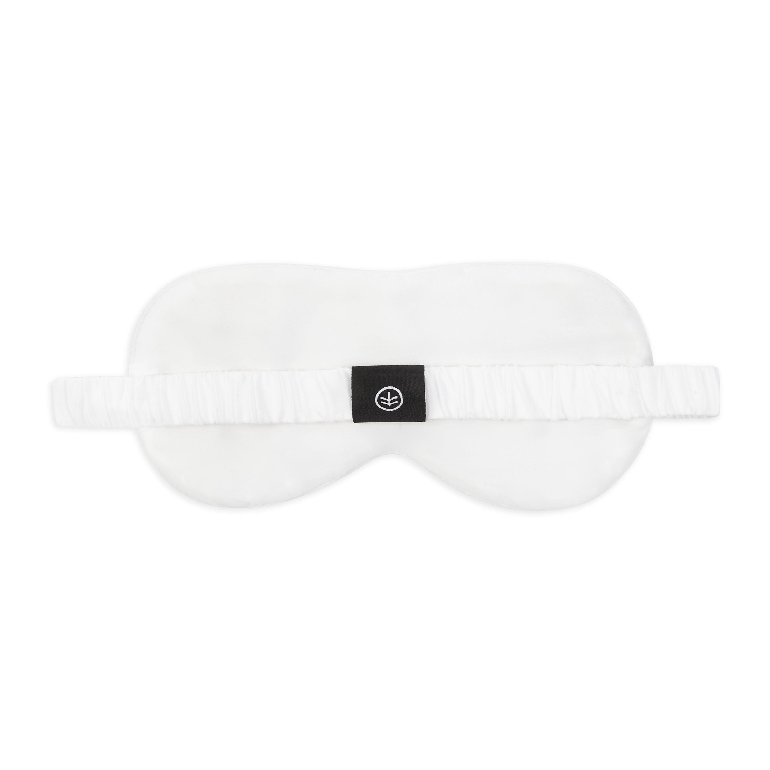 Essential Silk Sleep Eye Mask in White (Eucalyptus Silk)