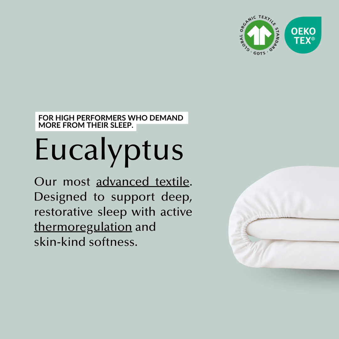 Cool & Comfy Silk Fitted Sheet (Eucalyptus)