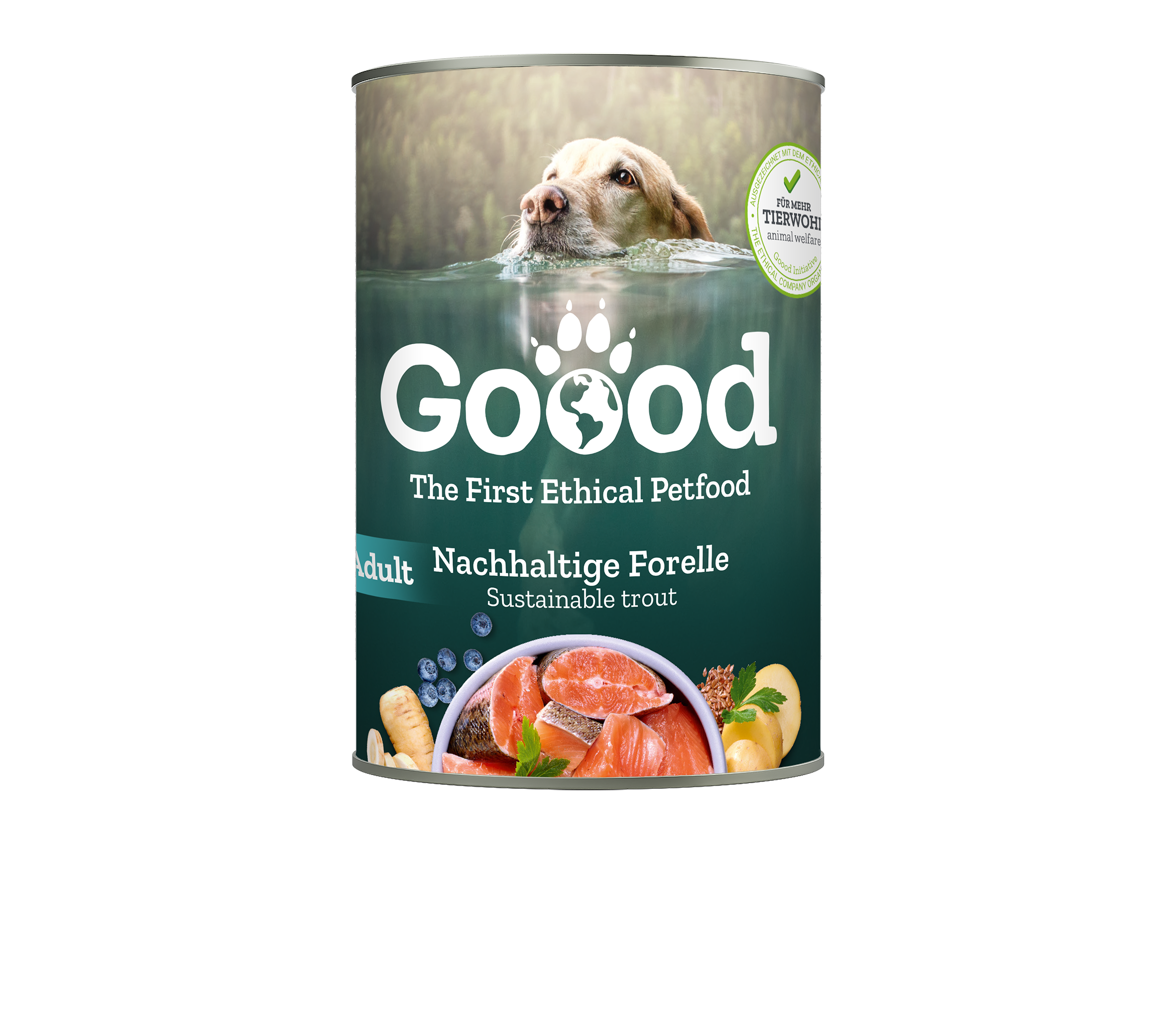 Sustainable Trout Wet Food for Adult Dogs