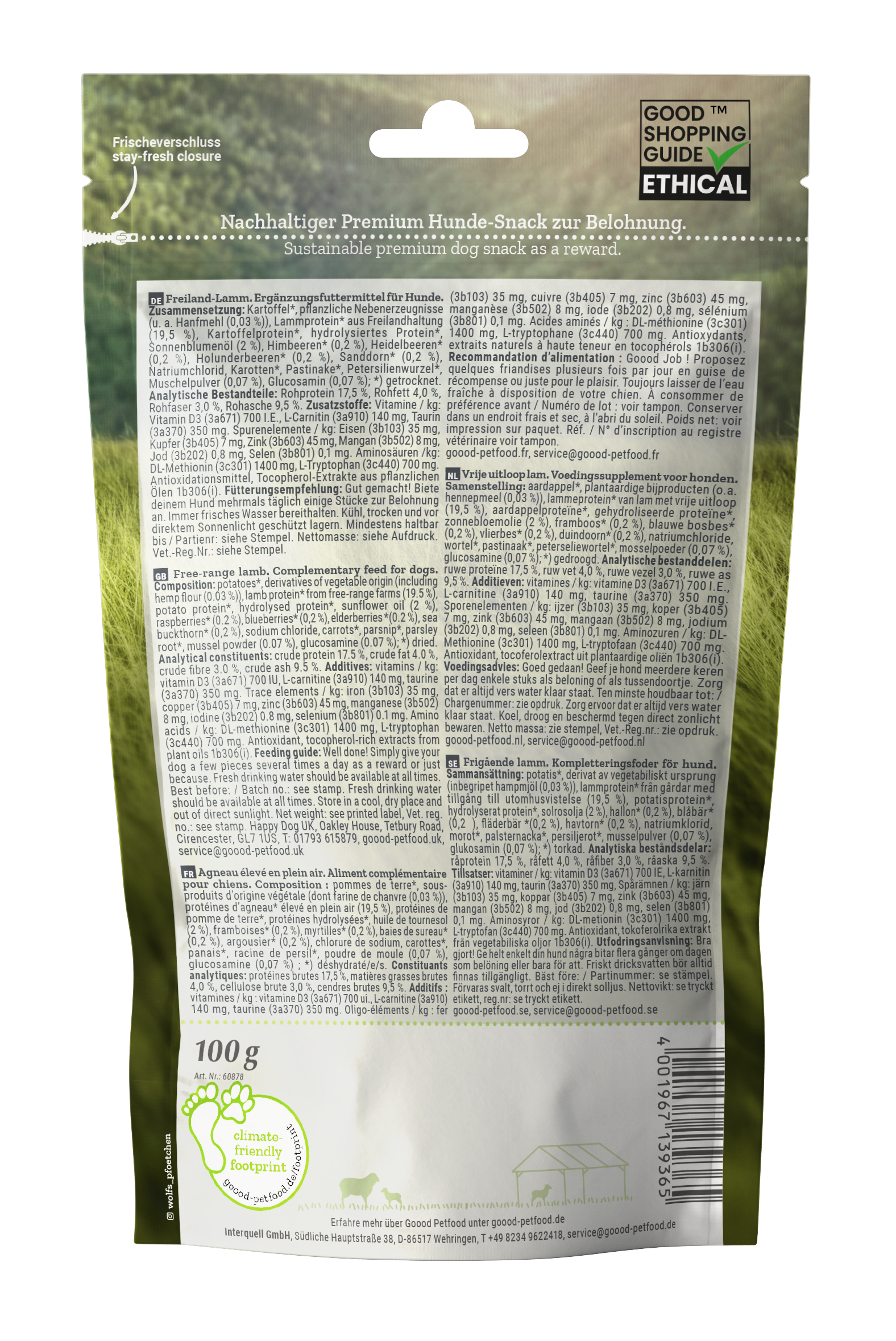 Adult Soft Gooodies - free range lamb