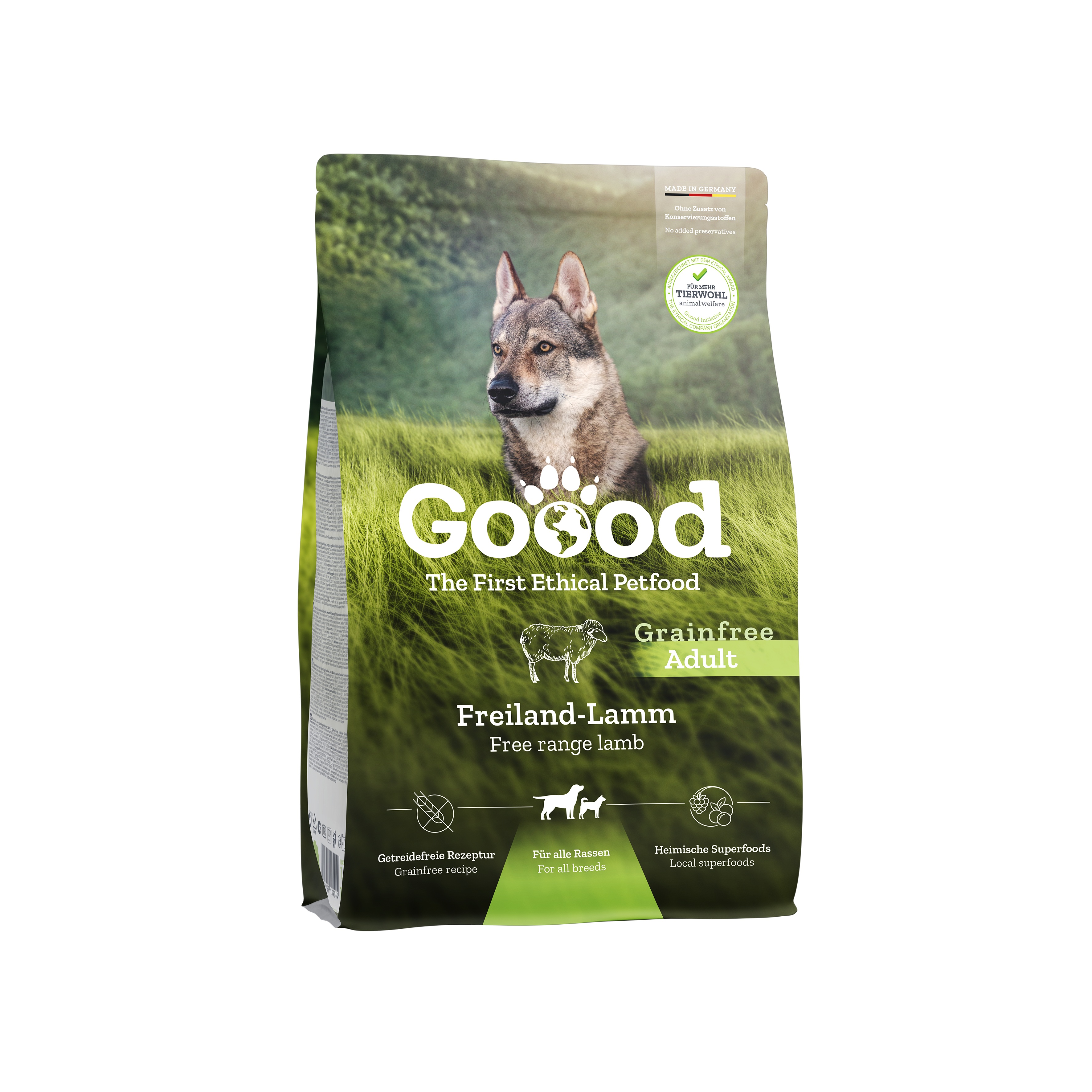 Free Range Lamb Dry Food for Adult Dogs