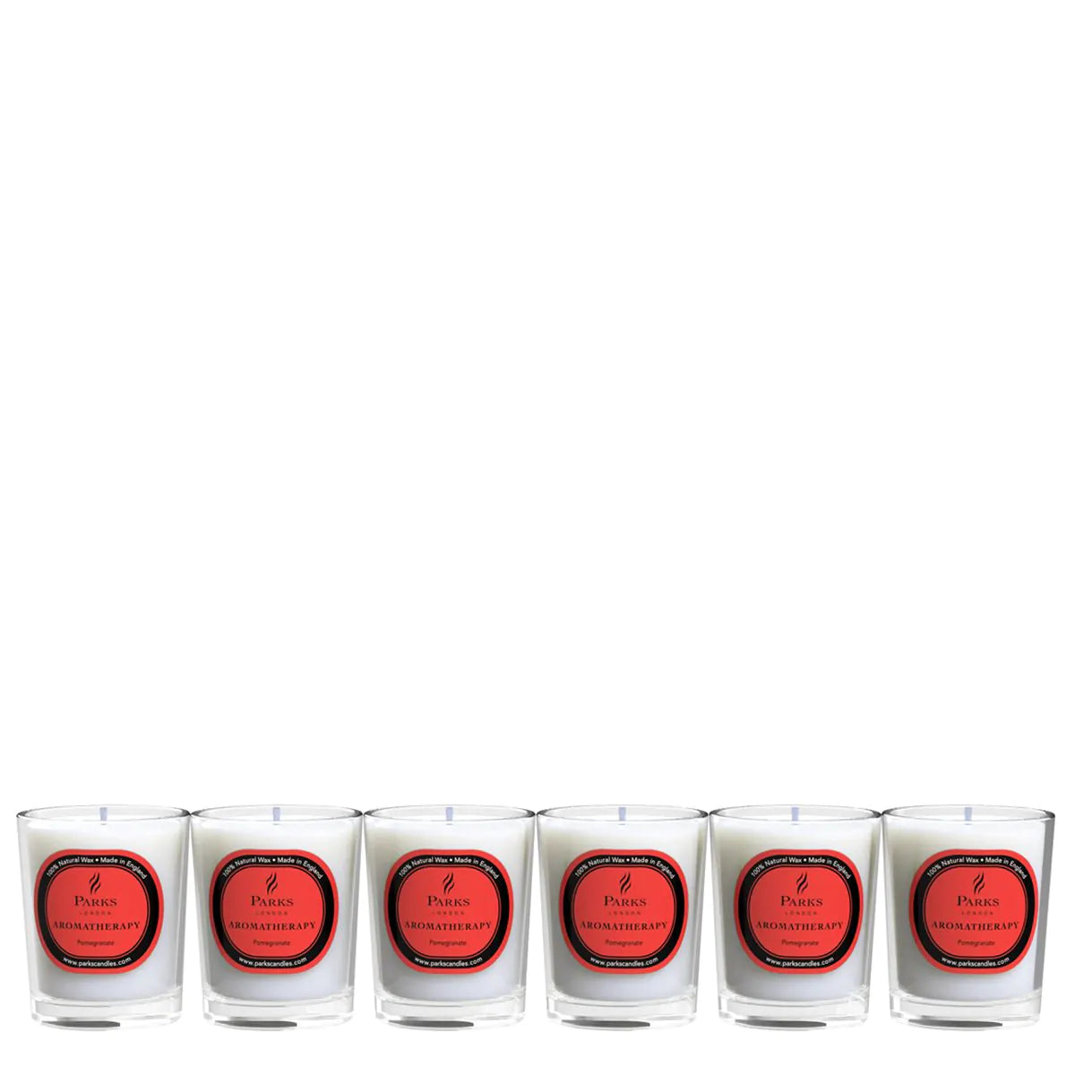 POMEGRANATE CANDLE 6 TOT GIFT SET 60G EACH